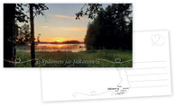 Sydämeni jäi Siikaisiin (järvimaisema), postikortti 21 x 10,5 cm
