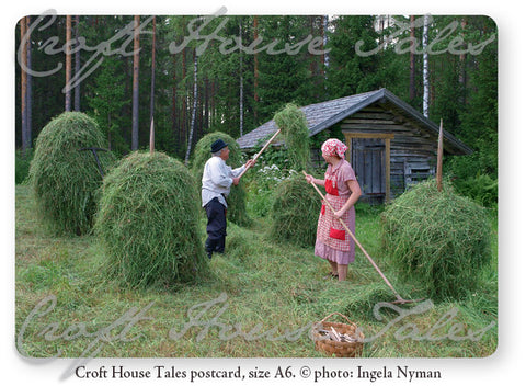 Heinätyöt, Torpan Tarinat® -postikortti
