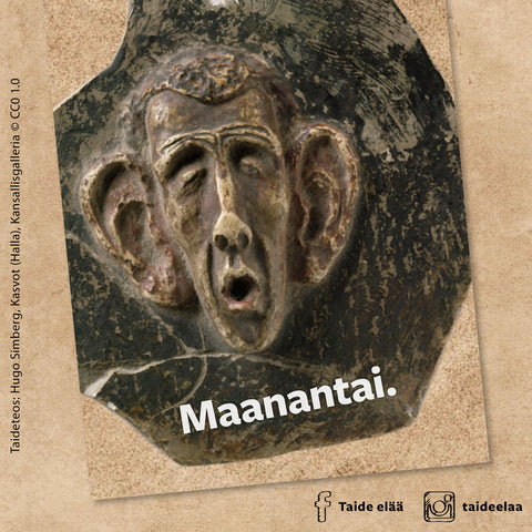 Maanantai - vai naamantai, postikortti A6: 5, 10 tai 20 kpl