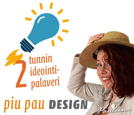 Ideointi-konsultointipalaveri, 2 tuntia (+ muistio)