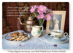 Muistojen kahvihetki, Railin Runokortti -postikortti, A6 (10 kpl)
