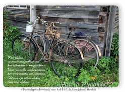 Mummon ja taatan polkupyörät, Railin Runokortti -postikortti (10 kpl)