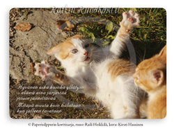 Halaava kissanpentu, Railin Runokortti -postikortti
